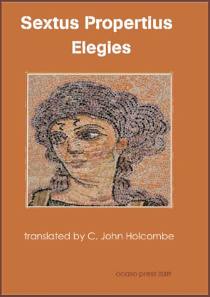 previous translations of propertius elegies book cover